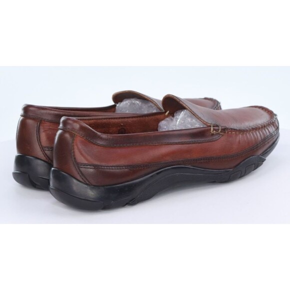 Allen Edmonds Boulder Men\'s Slip On Loafers Dress Shoes Size 9.5 D Leather Brown main image 4